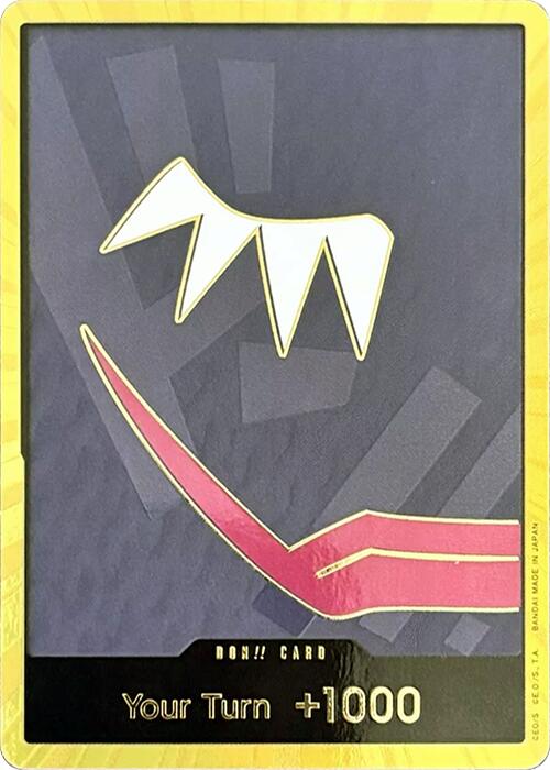 DON!! Card (Rosinante) (Gold) - [Premium Booster -The Best-] Foil - Trinity Hobby