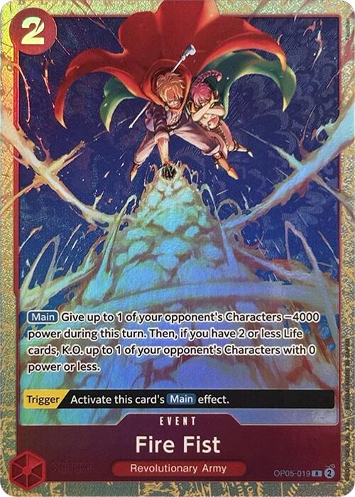 Fire Fist (Premium Card Collection -Best Selection Vol. 2-) (OP05-019) - [One Piece Promotion Cards] Foil - Trinity Hobby