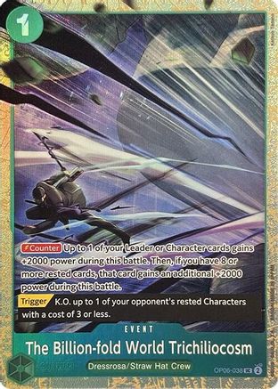 The Billion-fold World Trichiliocosm (Premium Card Collection -Best Selection Vol. 2-) (OP06-038) - [One Piece Promotion Cards] Foil - Trinity Hobby