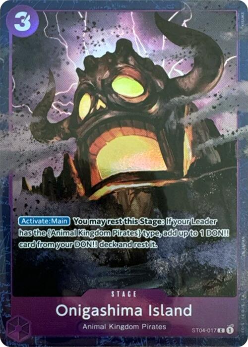 Onigashima Island (Premium Card Collection -Best Selection Vol. 2-) (ST04-017) - [One Piece Promotion Cards] Foil - Trinity Hobby