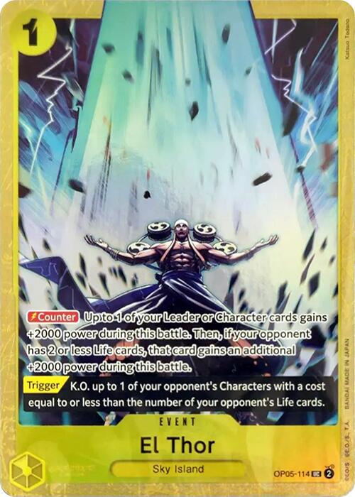 El Thor (Premium Card Collection -Best Selection Vol. 2-) (OP05-114) - [One Piece Promotion Cards] Foil - Trinity Hobby