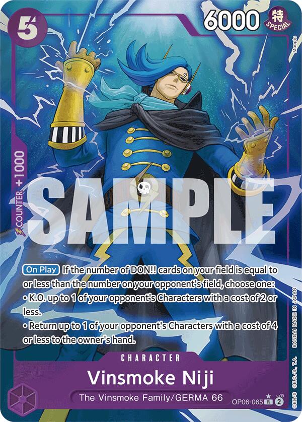 Vinsmoke Niji (OP06-065) (Full Art) (OP06-065) - [Premium Booster -The Best-] Foil - Trinity Hobby