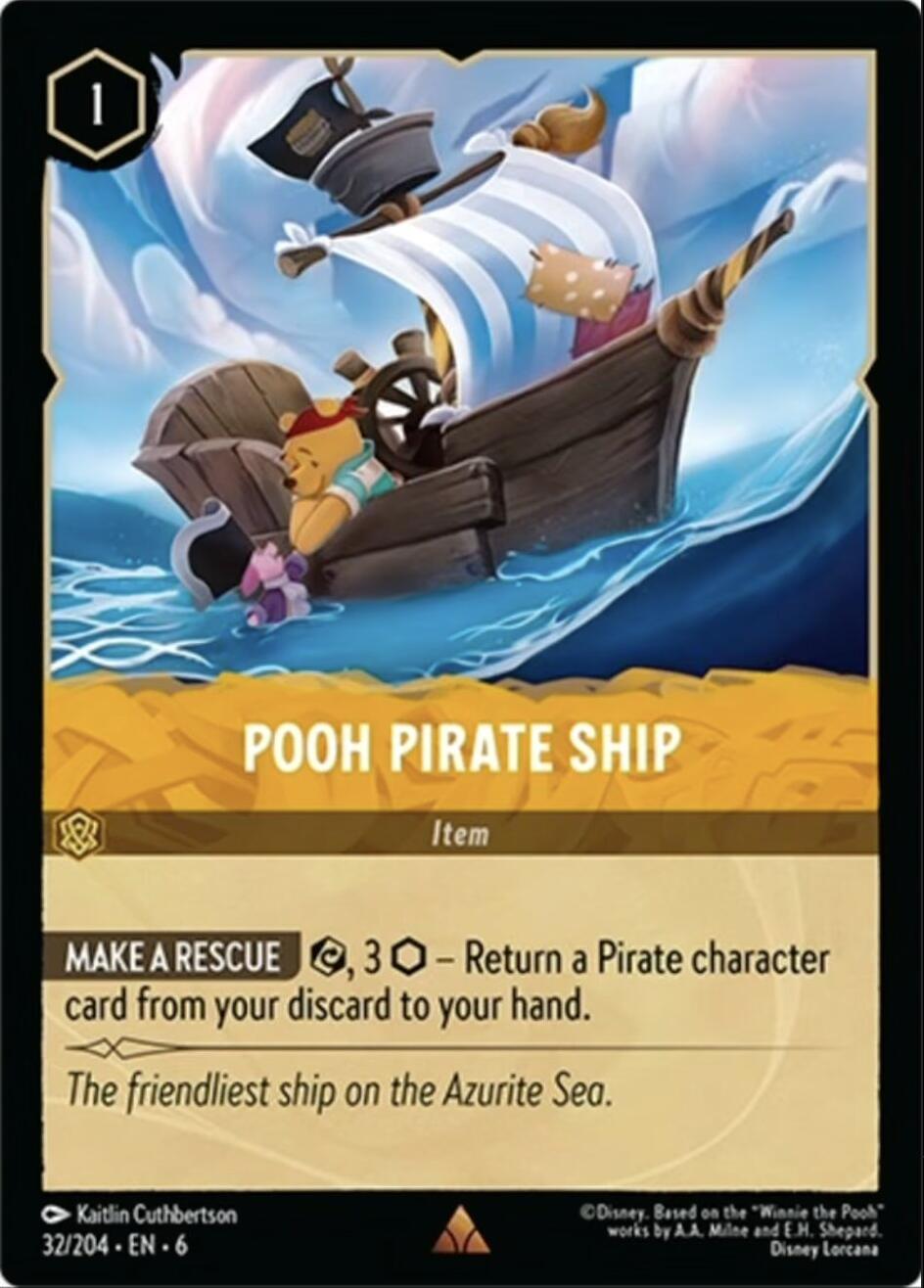 Pooh Pirate Ship (32/204) [Azurite Sea] - Trinity Hobby