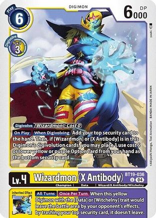 Wizardmon [BT19-036] (X Antibody) [Release Special Booster Ver.2.0] - Trinity Hobby