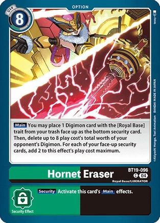 Hornet Eraser [BT19-096] [Release Special Booster Ver.2.5] - Trinity Hobby