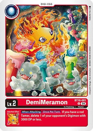 DemiMeramon [BT18-001] [Release Special Booster Ver.2.0] - Trinity Hobby