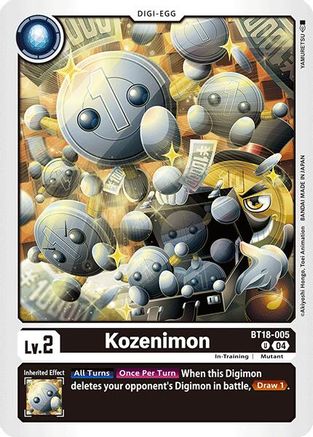 Kozenimon [BT18-005] [Release Special Booster Ver.2.0] - Trinity Hobby