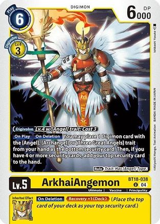 ArkhaiAngemon [BT18-038] [Release Special Booster Ver.2.0] - Trinity Hobby