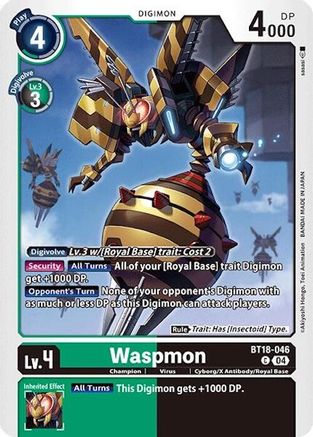 Waspmon [BT18-046] [Release Special Booster Ver.2.0] - Trinity Hobby