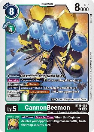 CannonBeemon [BT18-052] [Release Special Booster Ver.2.0] - Trinity Hobby