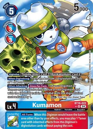 Kumamon [BT18-022] (Alternate Art) [Release Special Booster Ver.2.0] - Trinity Hobby