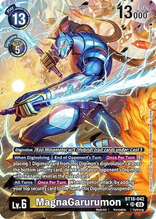 MagnaGarurumon [BT18-042] (Alternate Art) [Release Special Booster Ver.2.0] - Trinity Hobby