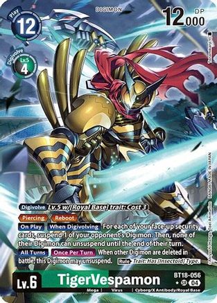 TigerVespamon [BT18-056] (Alternate Art) [Release Special Booster Ver.2.0] - Trinity Hobby