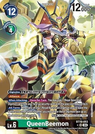 QueenBeemon [BT19-053] (Alternate Art) [Release Special Booster Ver.2.0] - Trinity Hobby
