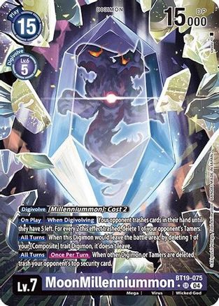 MoonMillenniummon [BT19-075] (Alternate Art) [Release Special Booster Ver.2.0] - Trinity Hobby