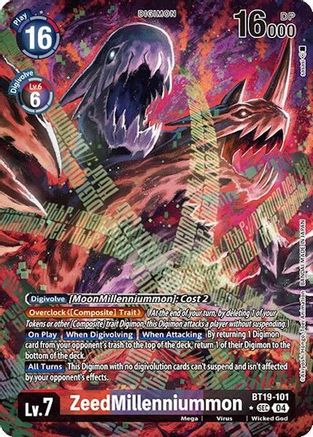 ZeedMillenniummon [BT19-101] (Alternate Art) [Release Special Booster Ver.2.5] - Trinity Hobby