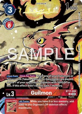 Guilmon [BT17-008] (Signed) [Release Special Booster Ver.2.0] - Trinity Hobby