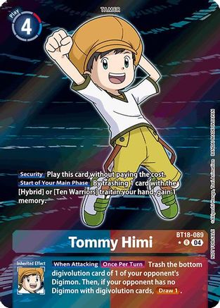 Tommy Himi [BT18-089] (Release Special Booster Ver.2.0: Box Promotion Pack) [Release Special Booster Ver.2.0] - Trinity Hobby