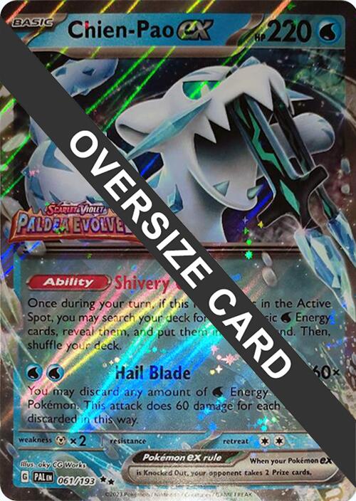 Chien-Pao ex (061/193) (Jumbo) [Scarlet & Violet: Black Star Promos] - Trinity Hobby