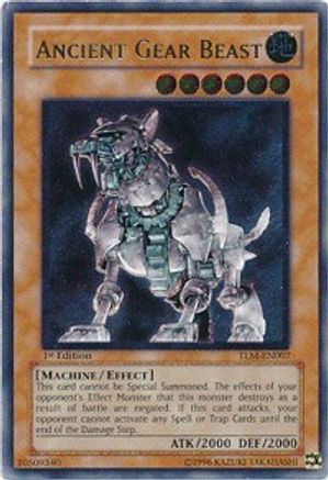 Ancient Gear Beast [TLM-EN007] Ultimate Rare - Trinity Hobby