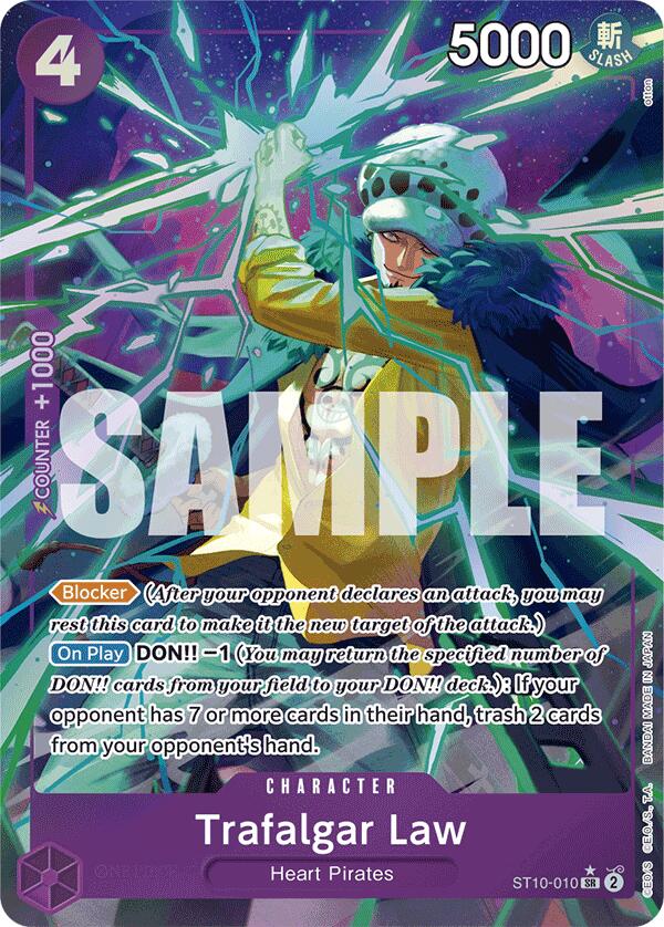 Trafalgar Law (ST10-010) (Alternate Art) (ST10-010) - [Premium Booster -The Best-] Foil - Trinity Hobby