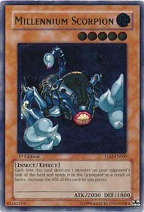 Millennium Scorpion (UTR) [TLM-EN009] - The Lost Millennium 1st Edition - Ultimate Rare - Trinity Hobby