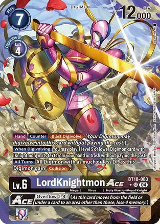 LordKnightmon ACE [BT18-083] (Alternate Art) [Release Special Booster Ver.2.0] - Trinity Hobby