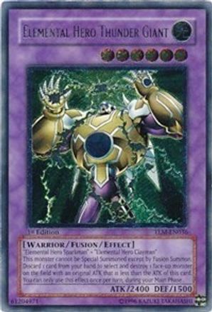 Elemental Hero Thunder Giant [TLM-EN036] Ultimate Rare - Trinity Hobby