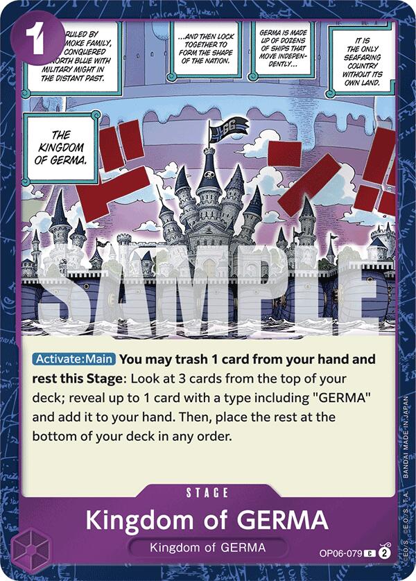 Kingdom of GERMA (Jolly Roger Foil) (OP06-079) - [Premium Booster -The Best-] Foil - Trinity Hobby