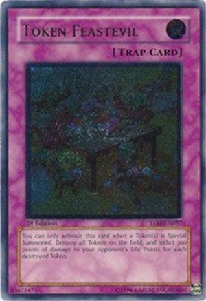 Token Feastevil (UTR) [TLM-EN057] - The Lost Millennium 1st Edition - Ultimate Rare - Trinity Hobby