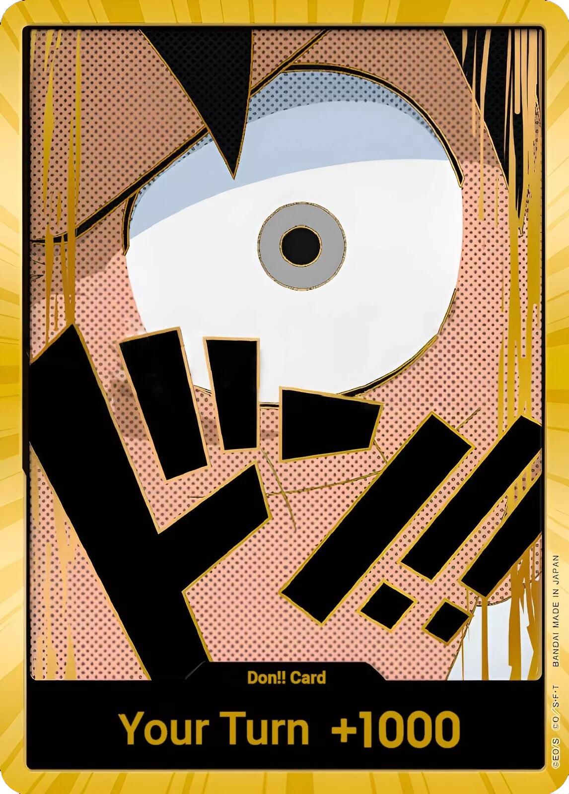 DON!! Card (Luffy) (Gold) - [Premium Booster -The Best-] Foil - Trinity Hobby
