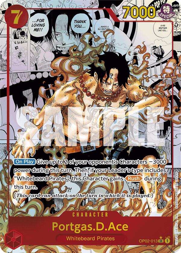 Portgas.D.Ace (Manga) (OP02-013) - [Premium Booster -The Best-] Foil - Trinity Hobby