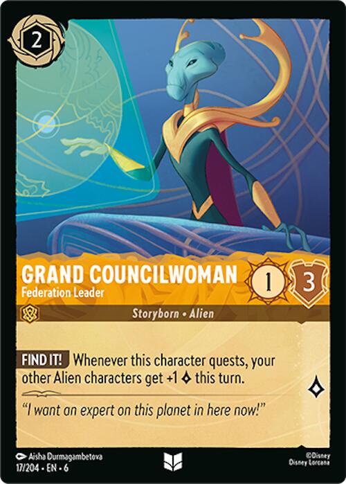 Grand Councilwoman - Federation Leader (17/204) [Azurite Sea] - Trinity Hobby