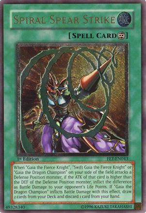 Spiral Spear Strike [FET-EN043] Ultimate Rare - Trinity Hobby