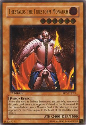 Thestalos the Firestorm Monarch [RDS-EN021] Ultimate Rare - Trinity Hobby