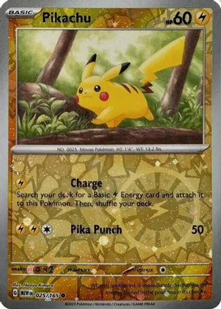 Pikachu (Reverse Cosmos Holo) (Costco Exclusive) - (025/165) Holofoil [Miscellaneous Cards & Products]