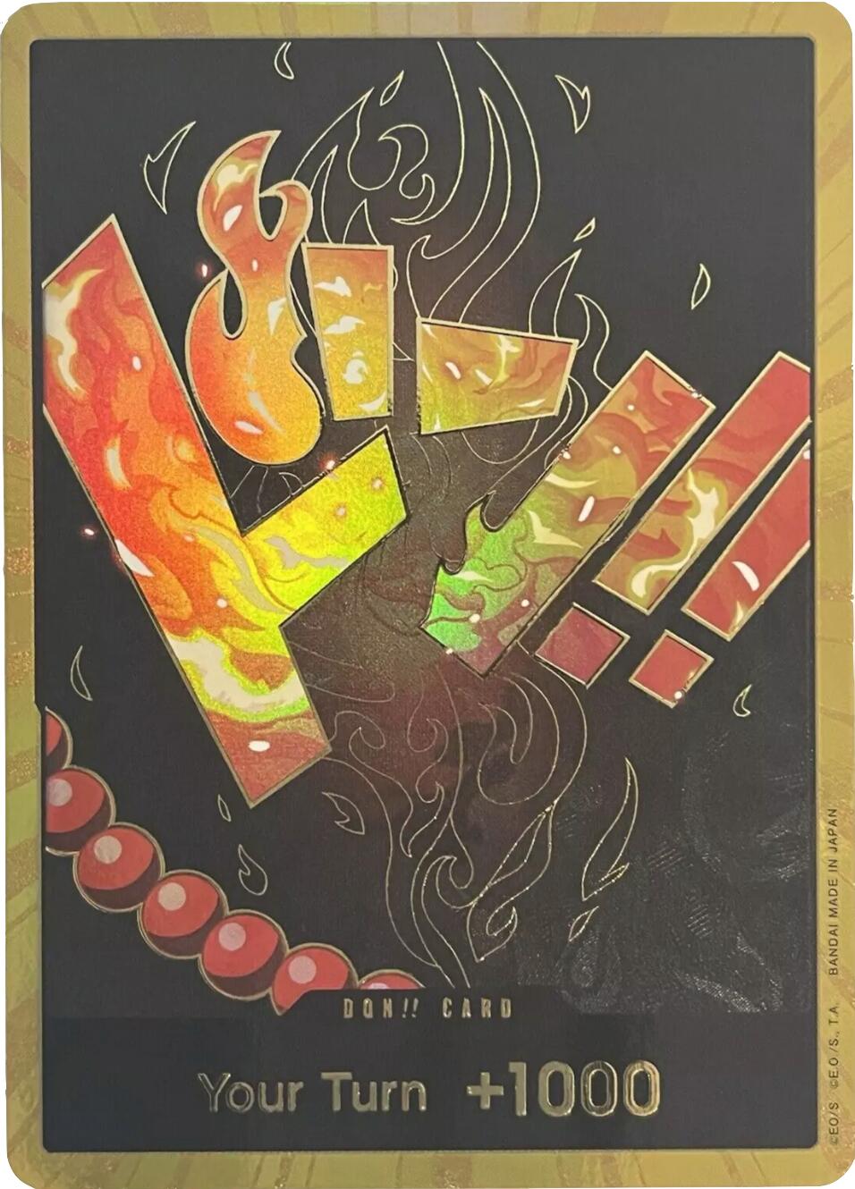 DON!! Card (Ace) (Gold) - [Premium Booster -The Best-] Foil - Trinity Hobby
