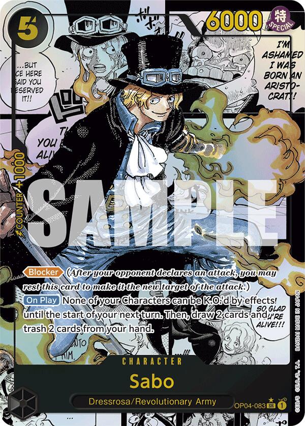 Sabo (OP04-083) (Manga) (OP04-083) - [Premium Booster -The Best-] Foil - Trinity Hobby