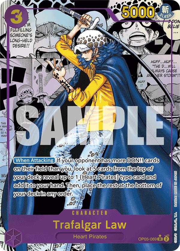 Trafalgar Law (OP05-069) (Manga) (OP05-069) - [Premium Booster -The Best-] Foil - Trinity Hobby