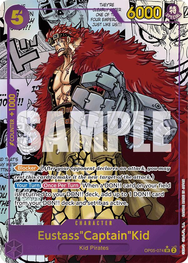Eustass"Captain"Kid (OP05-074) (Manga) (OP05-074) - [Premium Booster -The Best-] Foil - Trinity Hobby