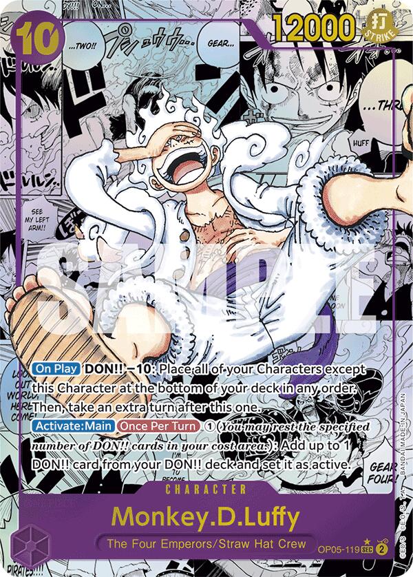 Monkey.D.Luffy (OP05-119) (Manga) (OP05-119) - [Premium Booster -The Best-] Foil - Trinity Hobby