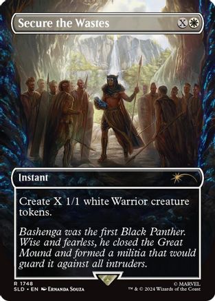 Secure the Wastes (Rainbow Foil) (SLD-1748) - [Secret Lair Drop Series] Foil - Trinity Hobby