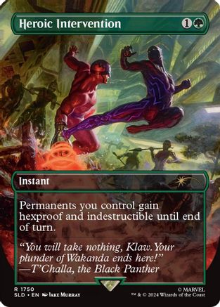 Heroic Intervention (Rainbow Foil) (SLD-1750) - [Secret Lair Drop Series] Foil - Trinity Hobby