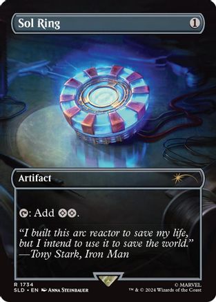 Sol Ring (1734) (Rainbow Foil) (SLD-1734) - [Secret Lair Drop Series] Foil - Trinity Hobby