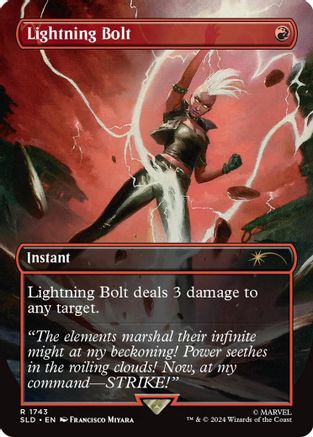 Lightning Bolt (1743) (Rainbow Foil) (SLD-1743) - [Secret Lair Drop Series] Foil - Trinity Hobby