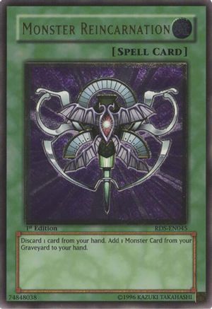 Monster Reincarnation [RDS-EN045] Ultimate Rare - Trinity Hobby