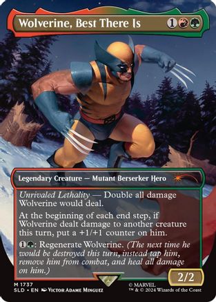 Wolverine, Best There Is (Rainbow Foil) (SLD-1737) - [Secret Lair Drop Series] Foil - Trinity Hobby