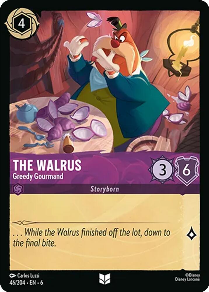 The Walrus - Greedy Gourmand (46/204) [Azurite Sea] - Trinity Hobby