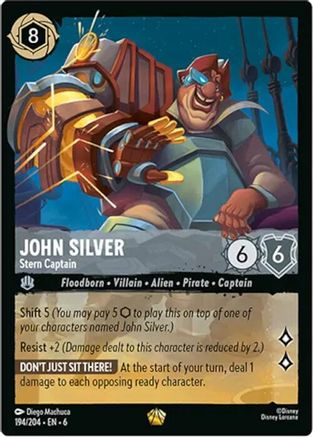 John Silver - Stern Captain (194/204) - [Azurite Sea] - Trinity Hobby