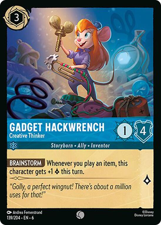 Gadget Hackwrench - Creative Thinker (139/204) [Azurite Sea] - Trinity Hobby